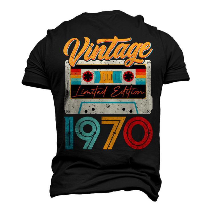Vintage 1970 Awesome 52 Years Old Retro 52Nd Birthday Bday Men's 3D T-shirt Back Print