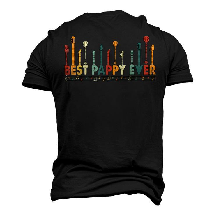 Vintage Best Pappy Ever Daddy Guitar Fathers Day Retro  303 Trending Shirt Men's 3D Print Graphic Crewneck Short Sleeve T-shirt