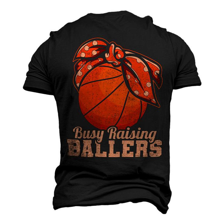 Womens Vintage Busy Raising Ballers Basketball Player Mother 92 Basketball Men's 3D T-shirt Back Print