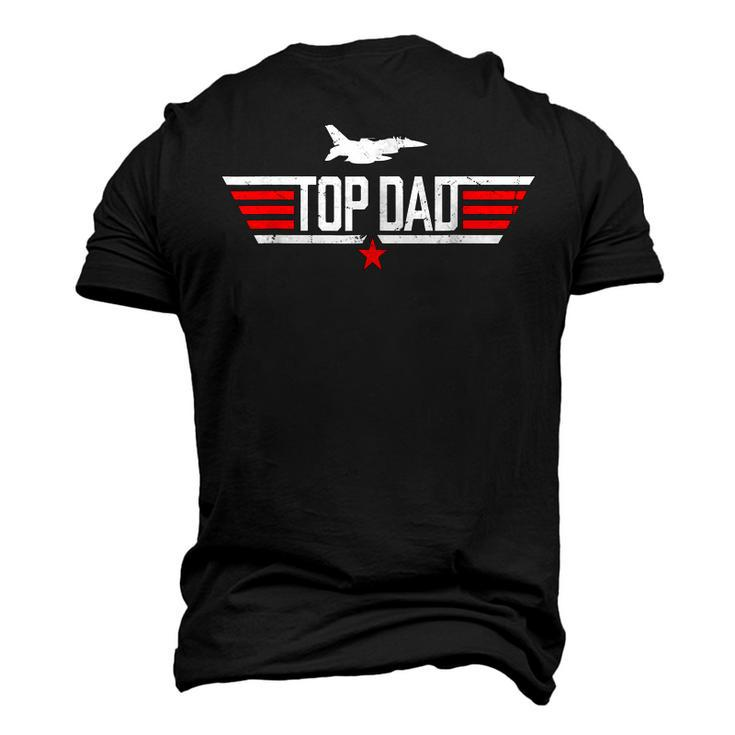 Men Vintage Top Dad Top Movie Gun Jet Fathers Day Birthday Men's 3D T-shirt Back Print