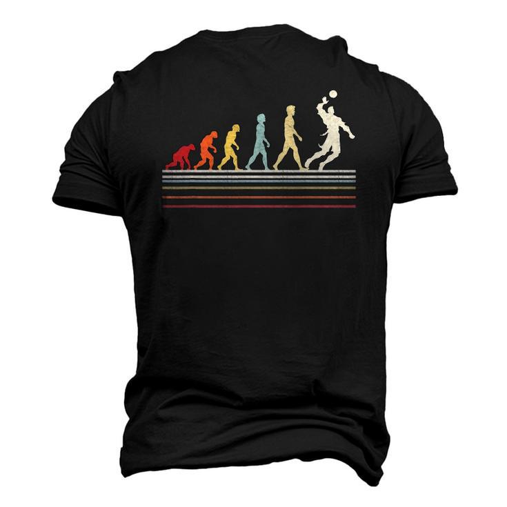 Volleyball Evolution Of Man Sport Retro Vintage Men's 3D T-Shirt Back Print