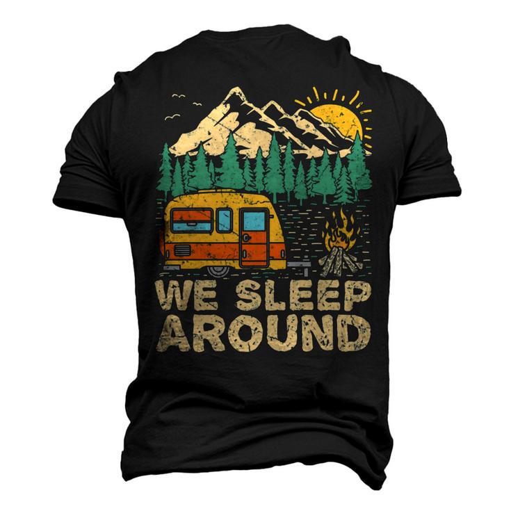 We Sleep Funny Camping Men's 3D Print Graphic Crewneck Short Sleeve T-shirt