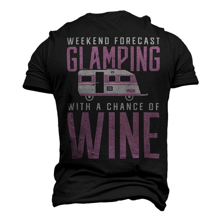 Weekend Forecast Camping With A Chance 18 Shirt Men's 3D Print Graphic Crewneck Short Sleeve T-shirt