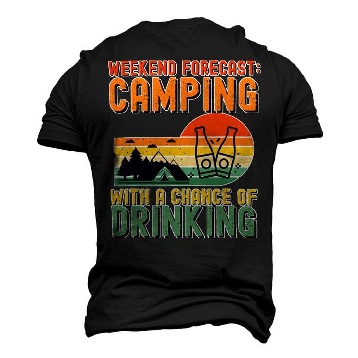 Weekend Forecast Camping With A Chance 19 Shirt Men's 3D Print Graphic Crewneck Short Sleeve T-shirt