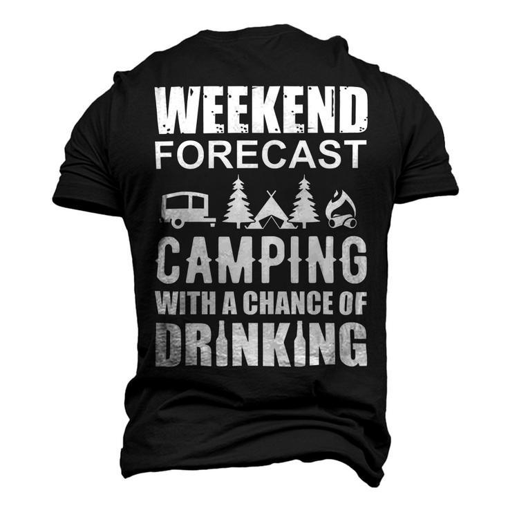 Weekend Forecast Camping With A Chance 21 Shirt Men's 3D Print Graphic Crewneck Short Sleeve T-shirt