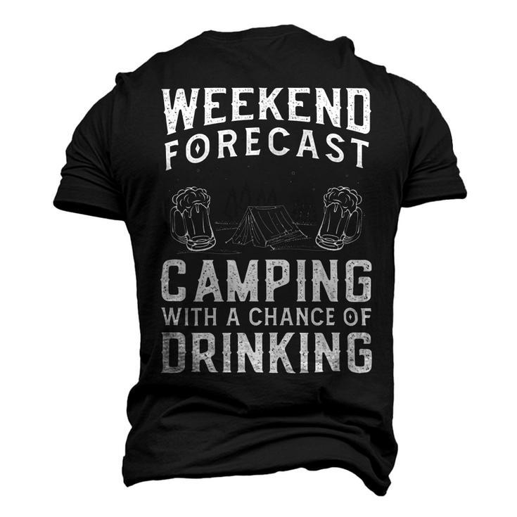 Weekend Forecast Camping With A Chance 22 Shirt Men's 3D Print Graphic Crewneck Short Sleeve T-shirt