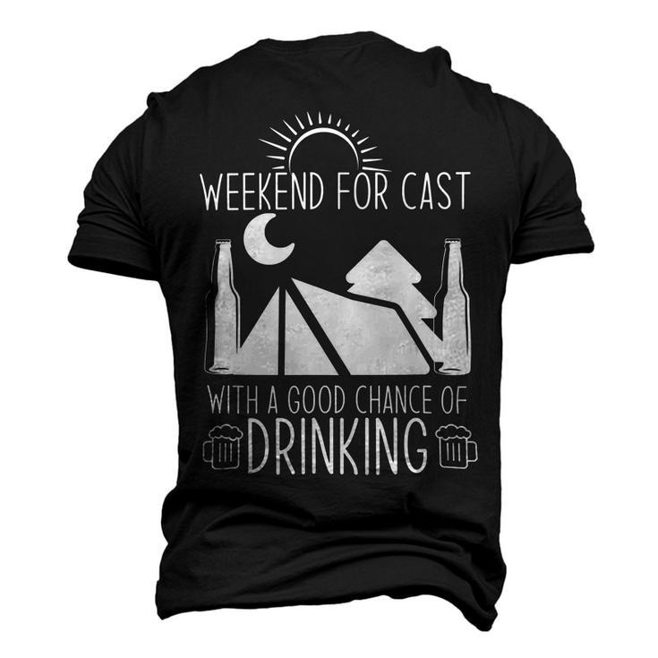 Weekend Forecast Camping With A Good 17 Shirt Men's 3D Print Graphic Crewneck Short Sleeve T-shirt