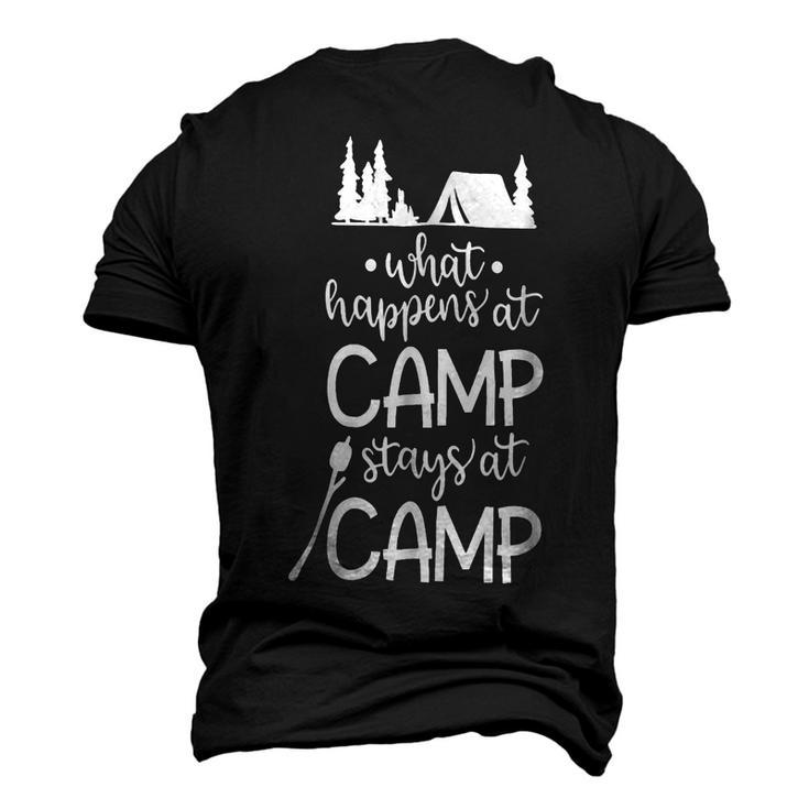 What Happens At Camp Stays At Camp Shirt Kids Camping Girls Men's 3D Print Graphic Crewneck Short Sleeve T-shirt