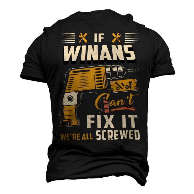 Winans Blood Runs Through My Veins Name V2 Men's 3D Print Graphic Crewneck Short Sleeve T-shirt
