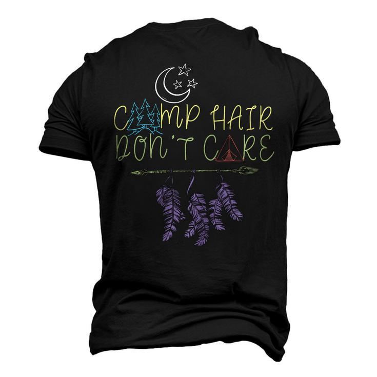 Womens Camp Hair Dont Care Camping Camper Awesome Gift T Shirt Men's 3D Print Graphic Crewneck Short Sleeve T-shirt
