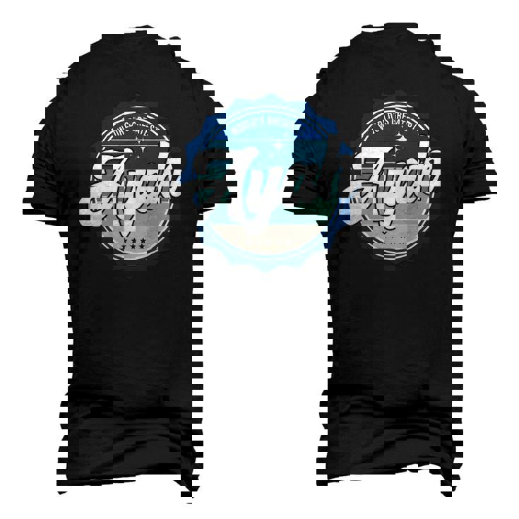 Worlds Greatest Ayah Indonesian Dad Men's 3D T-Shirt Back Print