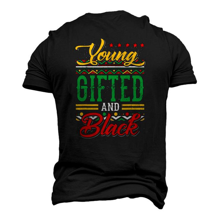 Young ed And Black African Melanin Black History Men's 3D T-Shirt Back Print