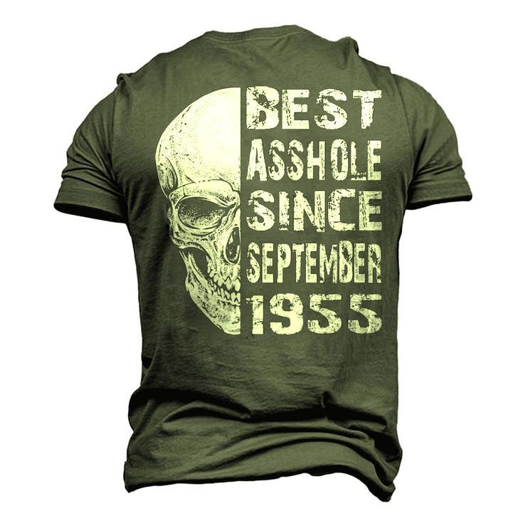 1955 September Birthday V2 Men's 3D T-shirt Back Print