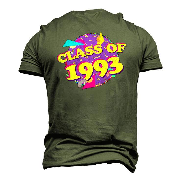 29 Years Class Reunion Class Of 1993 Retro 90S Style Men's 3D T-Shirt Back Print
