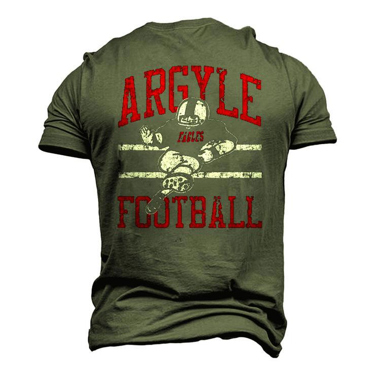 Argyle Eagles Fb Player Vintage Football Men's 3D T-Shirt Back Print