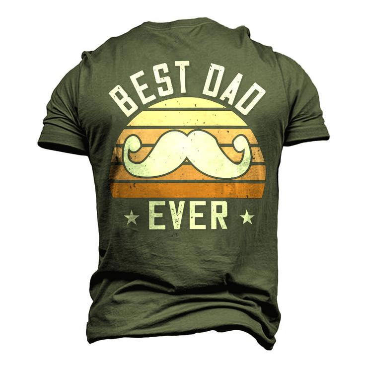 Best Dad Ever Fathers Day Gift Men's 3D Print Graphic Crewneck Short Sleeve T-shirt