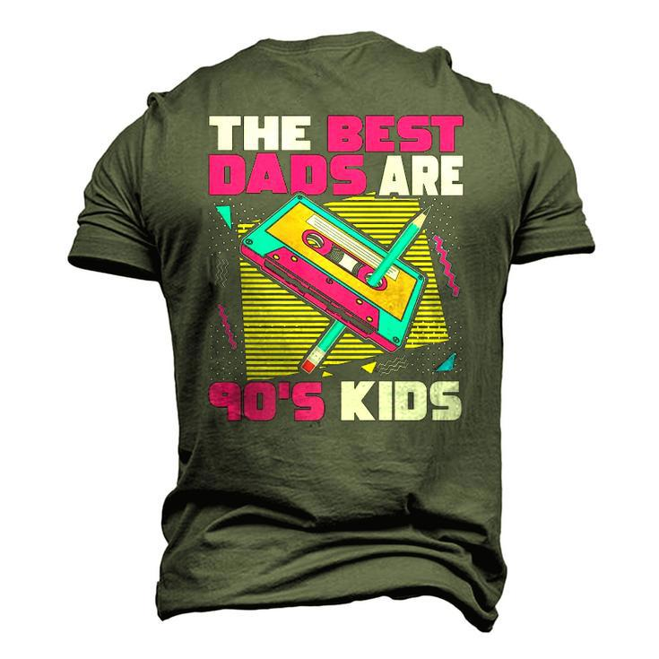 The Best Dads Are 90S Kids 90S Dad Cassette Tape Men's 3D T-Shirt Back Print