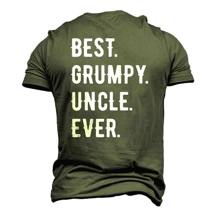 Mens Best Grumpy Uncle Ever Grouchy Uncle Men's 3D T-Shirt Back Print