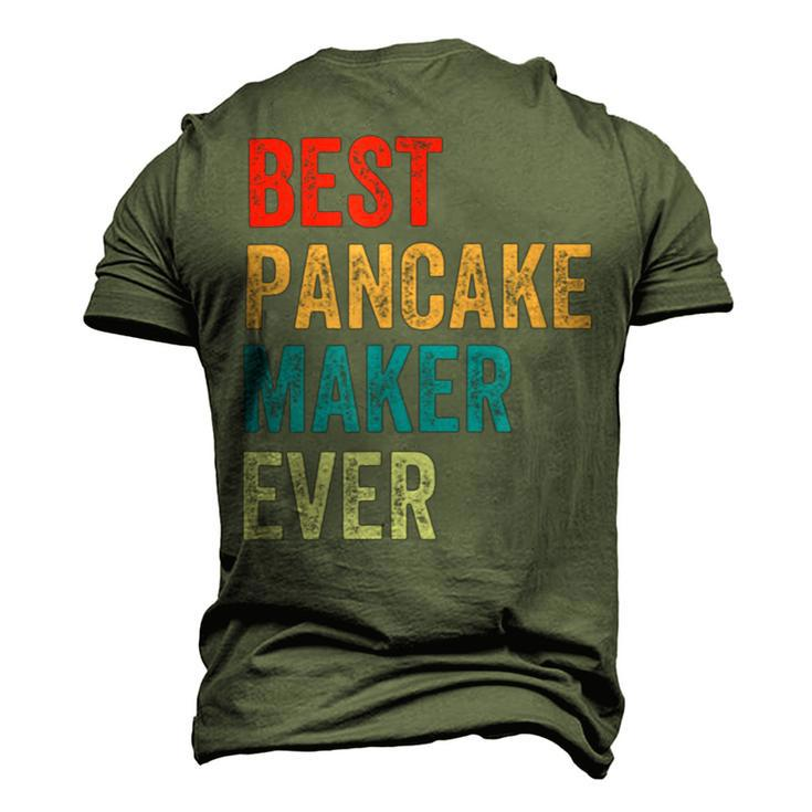 Best Pancake Maker Ever Baking For Baker Dad Or Mom Men's 3D Print Graphic Crewneck Short Sleeve T-shirt