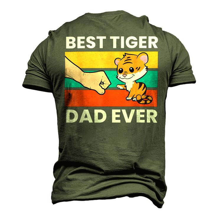 Best Tiger Dad Ever Men's 3D T-shirt Back Print