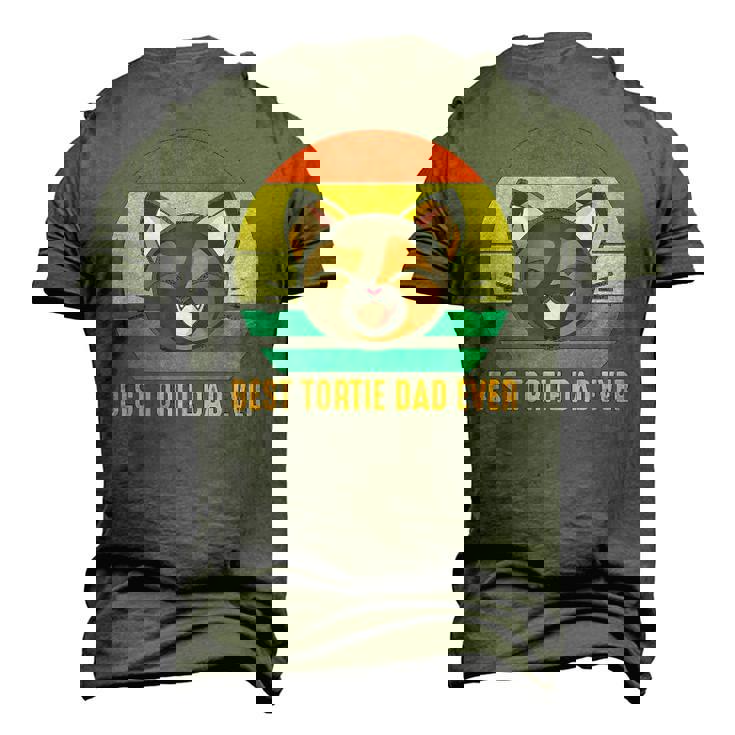 Best Tortie Dad Ever Cute Tortoiseshell Cat Lover Men's 3D T-Shirt Back Print Best Tortie Dad Ever Cute Tortoiseshell Cat Lover Men's 3D T-Shirt Back Print