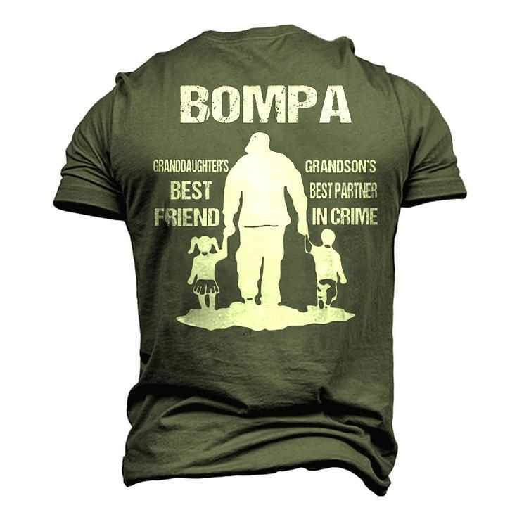 Bompa Grandpa Bompa Best Friend Best Partner In Crime Men's 3D T-shirt Back Print
