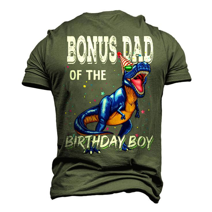 Mens Bonus Dad Of The Birthday Boy Matching Father Bonus Dad Men's 3D T-shirt Back Print