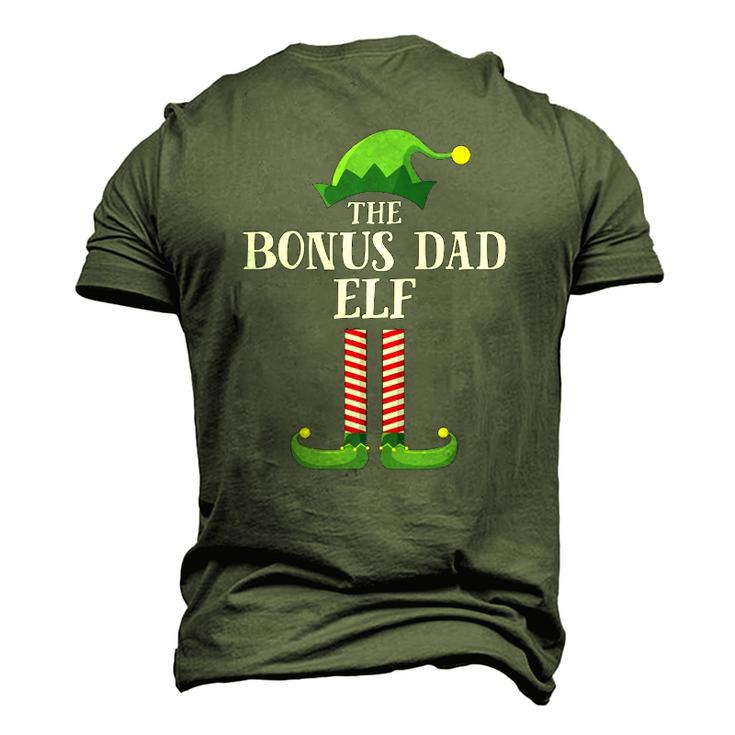 Bonus Dad Elf Matching Group Christmas Party Pajama Men's 3D T-Shirt Back Print