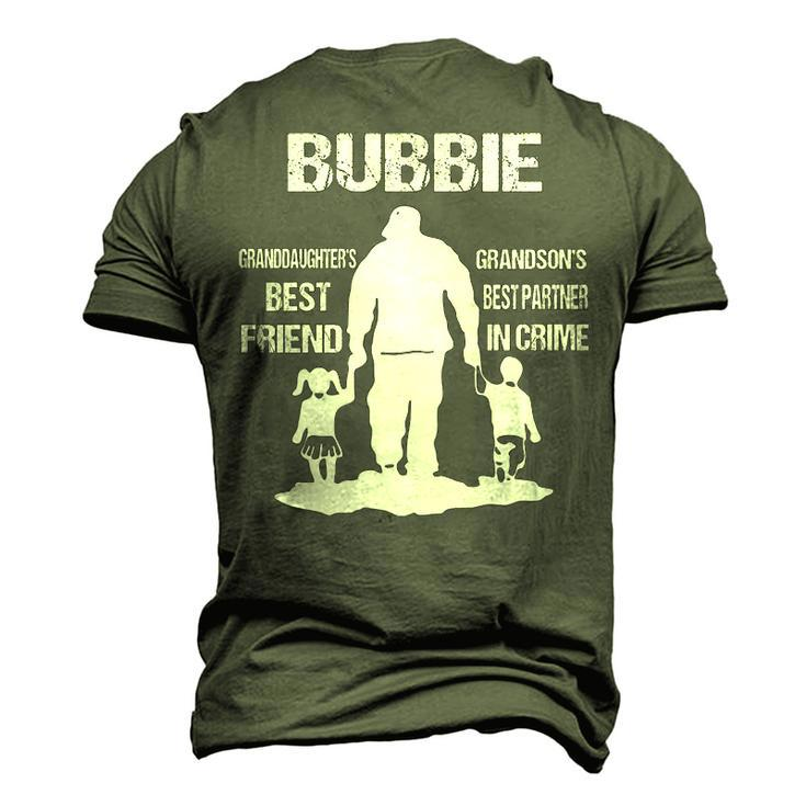 Bubbie Grandpa Bubbie Best Friend Best Partner In Crime Men's 3D T-shirt Back Print
