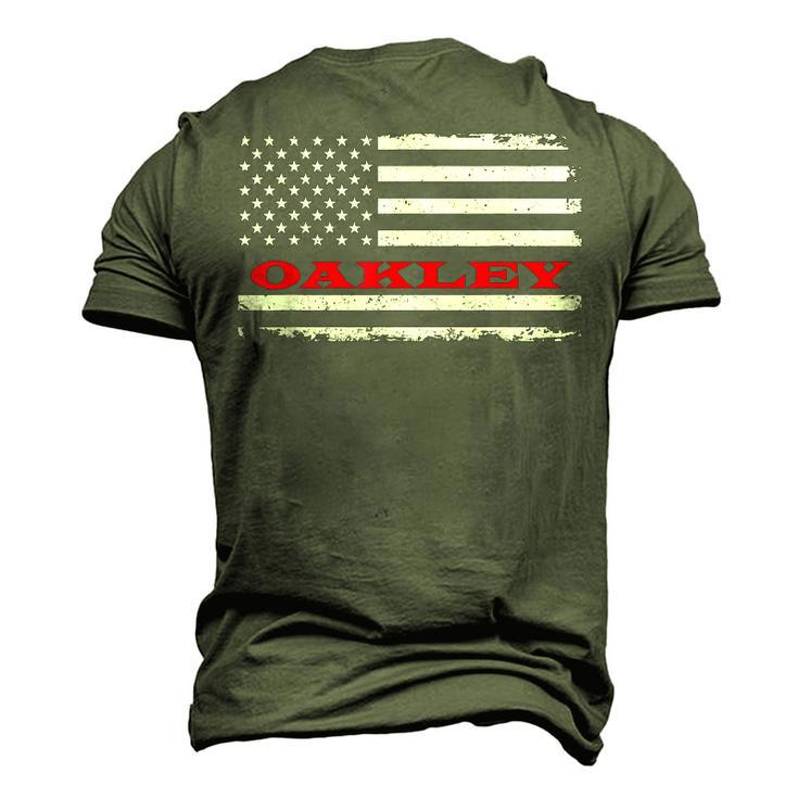 California American Flag Oakley Usa Patriotic Souvenir Men's 3D T-shirt Back Print