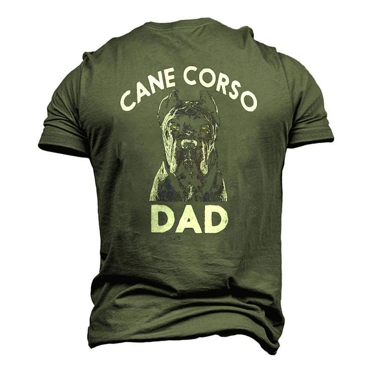 Cane Corso Dad Pet Lover Fathers Day Men's 3D T-Shirt Back Print