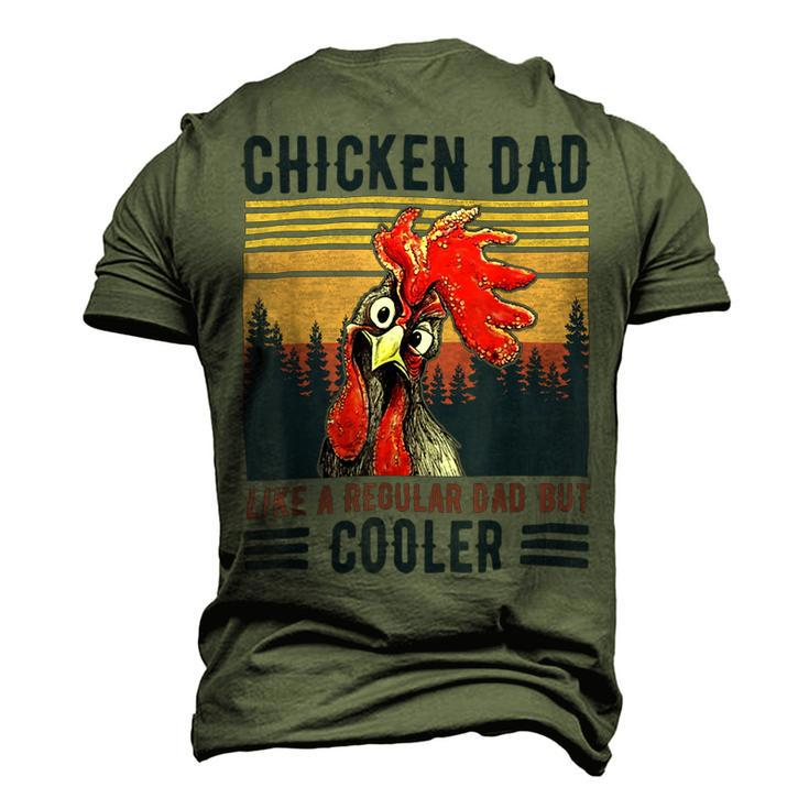 Chicken Chicken Chicken Dad Like A Regular Dad Farmer Poultry Father Day_ V11 Men's 3D Print Graphic Crewneck Short Sleeve T-shirt