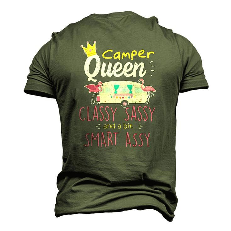 Classy Sassy Camper Queen Travel Trailer Rv Camping Men's 3D T-Shirt Back Print