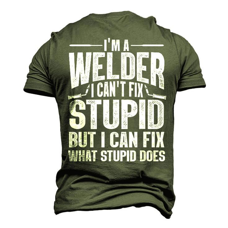 Cool Welding Art For Men Women Welder Iron Worker Pipeliner Men's 3D T-Shirt Back Print