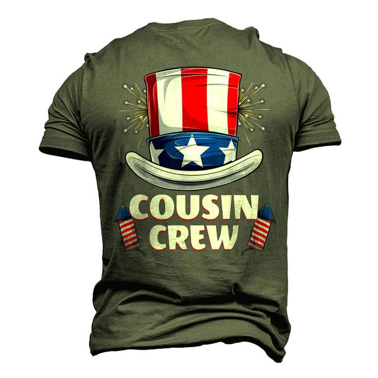 Cousin Crew 4Th Of July Family Matching Boys Girls Kids Men's 3D T-shirt Back Print