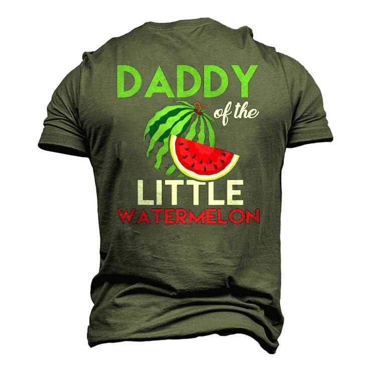Mens Cute Watermelon Daddy Dad For Men Men's 3D T-Shirt Back Print