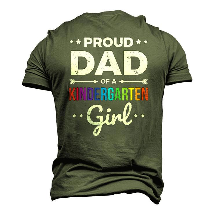 Dad Of A Kindergarten Girl Men's 3D T-Shirt Back Print