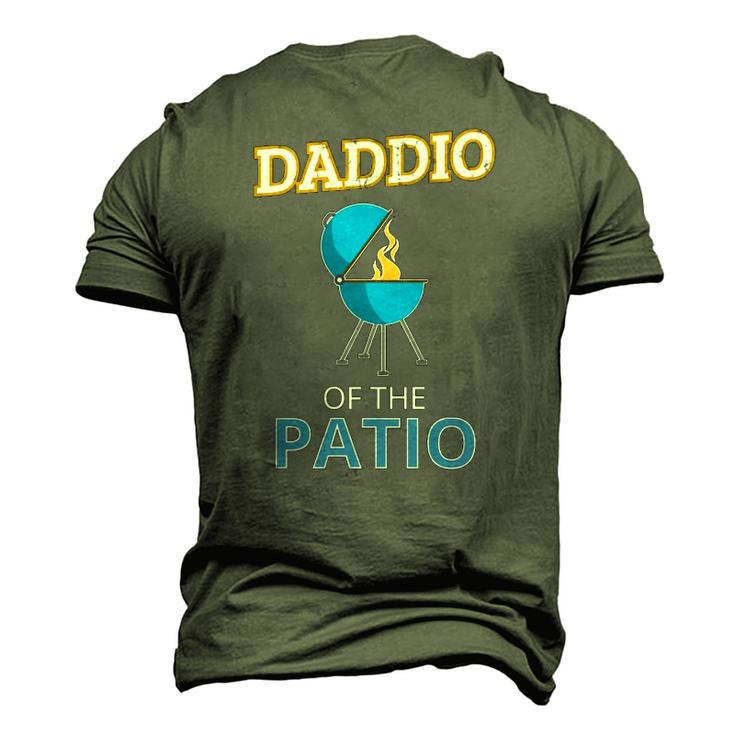 Daddio Of The Patio Fathers Day Bbq Grill Dad Men's 3D T-Shirt Back Print