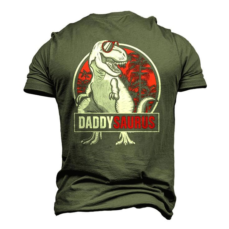 Daddysaurus Fathers Day rex Daddy Saurus Men Men's 3D T-Shirt Back Print