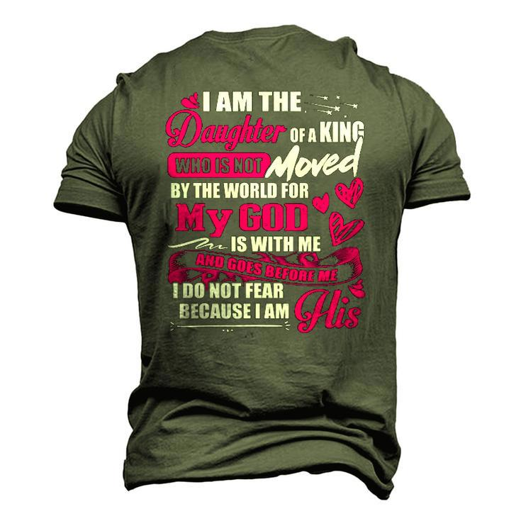 I Am The Daughter Of A King Fathers Day For Women Men's 3D T-Shirt Back Print