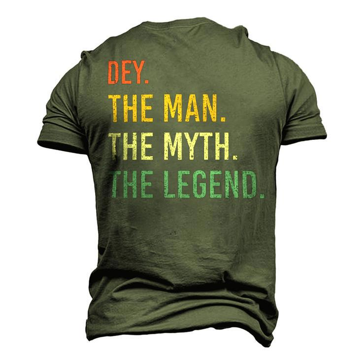 Dey Name Shirt Dey Family Name V2 Men's 3D Print Graphic Crewneck Short Sleeve T-shirt