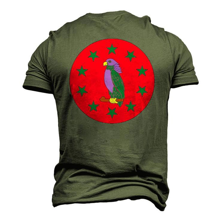 Dominica Flag Sisserou Parrot Men's 3D T-Shirt Back Print