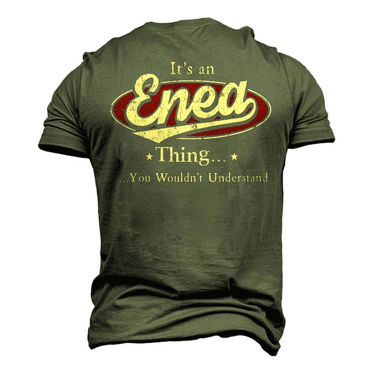 Enea Shirt Personalized NameShirt Name Print T Shirts Shirts With Name Enea Men's 3D T-shirt Back Print