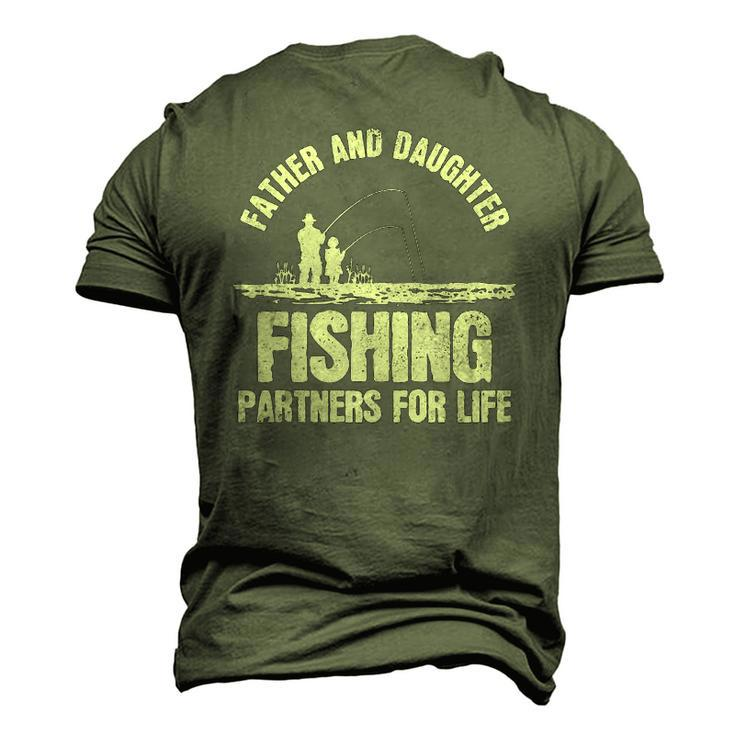 Father & Daughter Fishing Partners Fathers Day Men's 3D T-Shirt