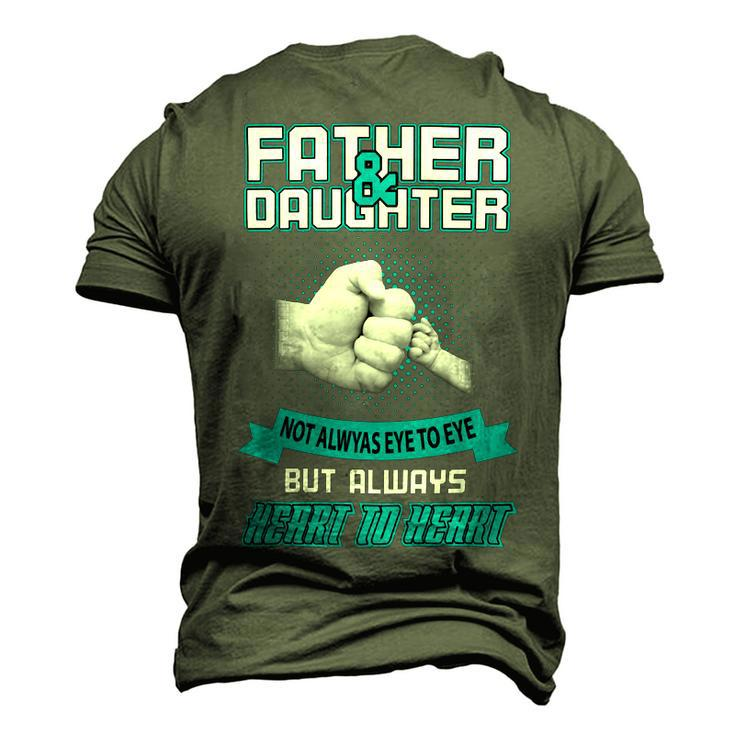 Father Grandpa Fatherdaughter Not Aways Eye To Eye 185 Family Dad Men's 3D Print Graphic Crewneck Short Sleeve T-shirt