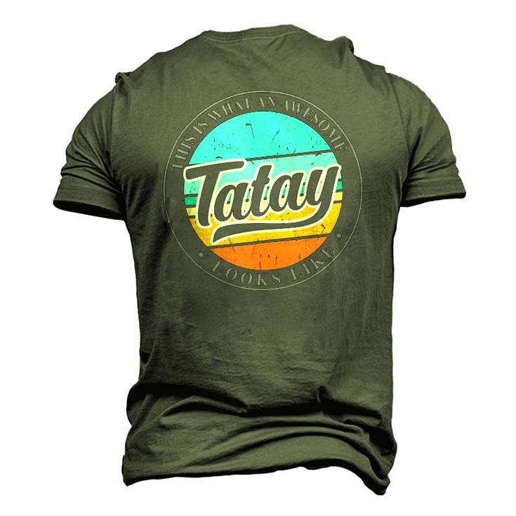 Fathers Day For Tatay Filipino Pinoy Dad Men's 3D T-Shirt Back Print