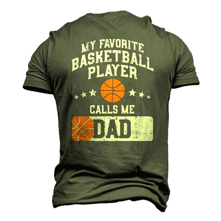 Mens Favorite Basketball Player Dad Baller Daddy Papa Men Men's 3D T-Shirt Back Print