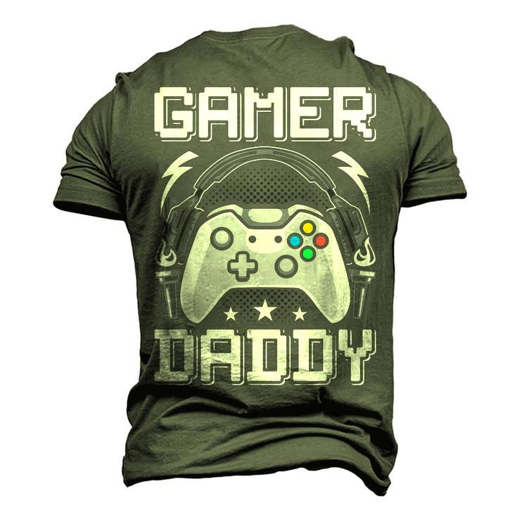 Gamer Daddy Video Gamer Gaming Men's 3D T-shirt Back Print