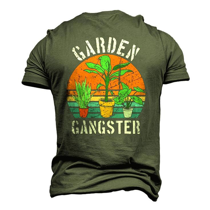 Garden Gangster For Gardener Gardening Vintage Men's 3D T-Shirt Back Print