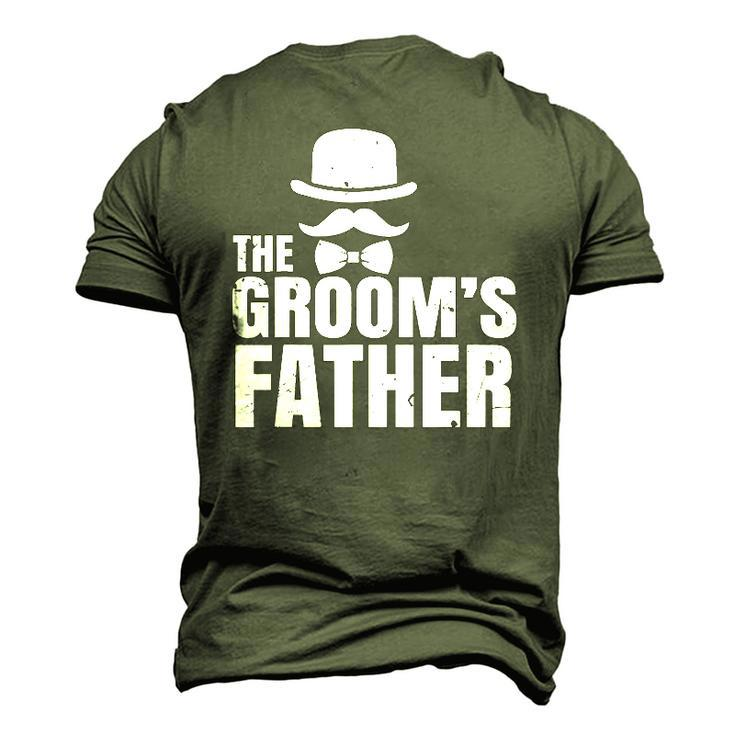 The Grooms Father Wedding Costume Father Of The Groom Men's 3D T-Shirt Back Print